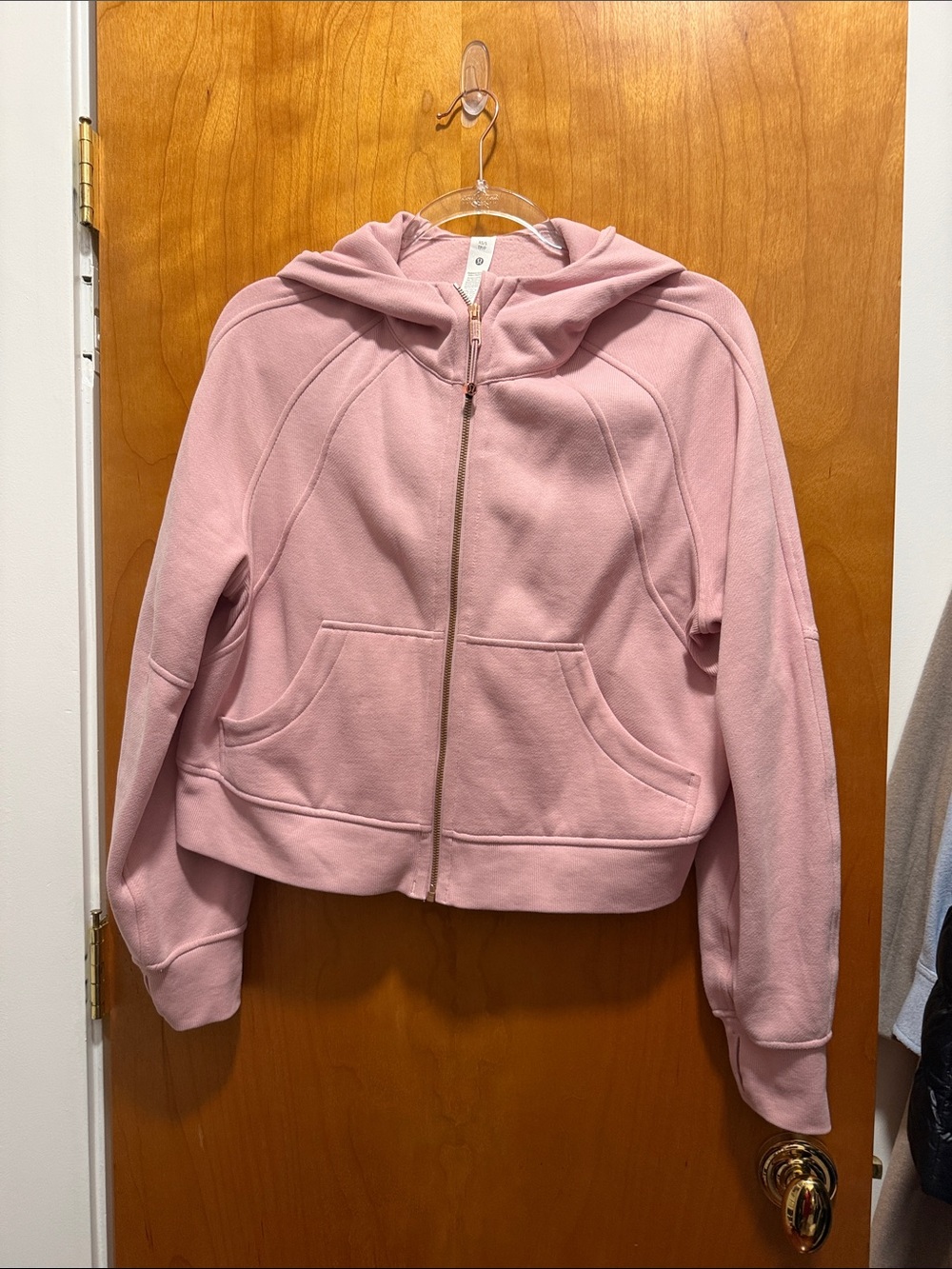 Lululemon Light Pink Zip-Up Hoodie Jacket